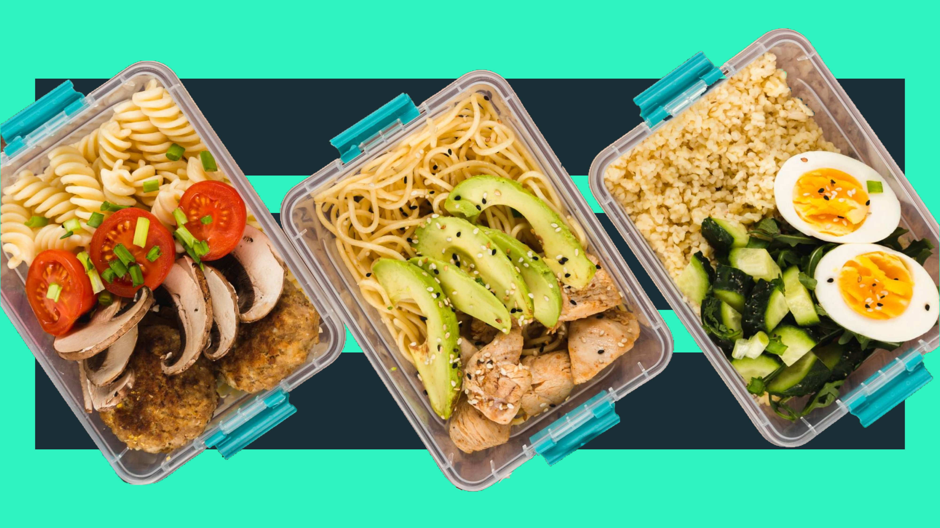 A range of pre-prepared meals made as part of a meal prep and delivery side hustle